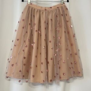 Unique Vintage Hearts Skirt